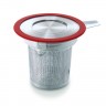 Brew-in-Mug Extra Fine Tea Infuser with lid – Red