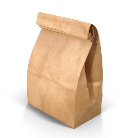 Brown Paper Lunch Bag Image - PixelSquid.com - S100556351